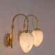 Vintage Scandinavian wall lights, 1980s, set of 2