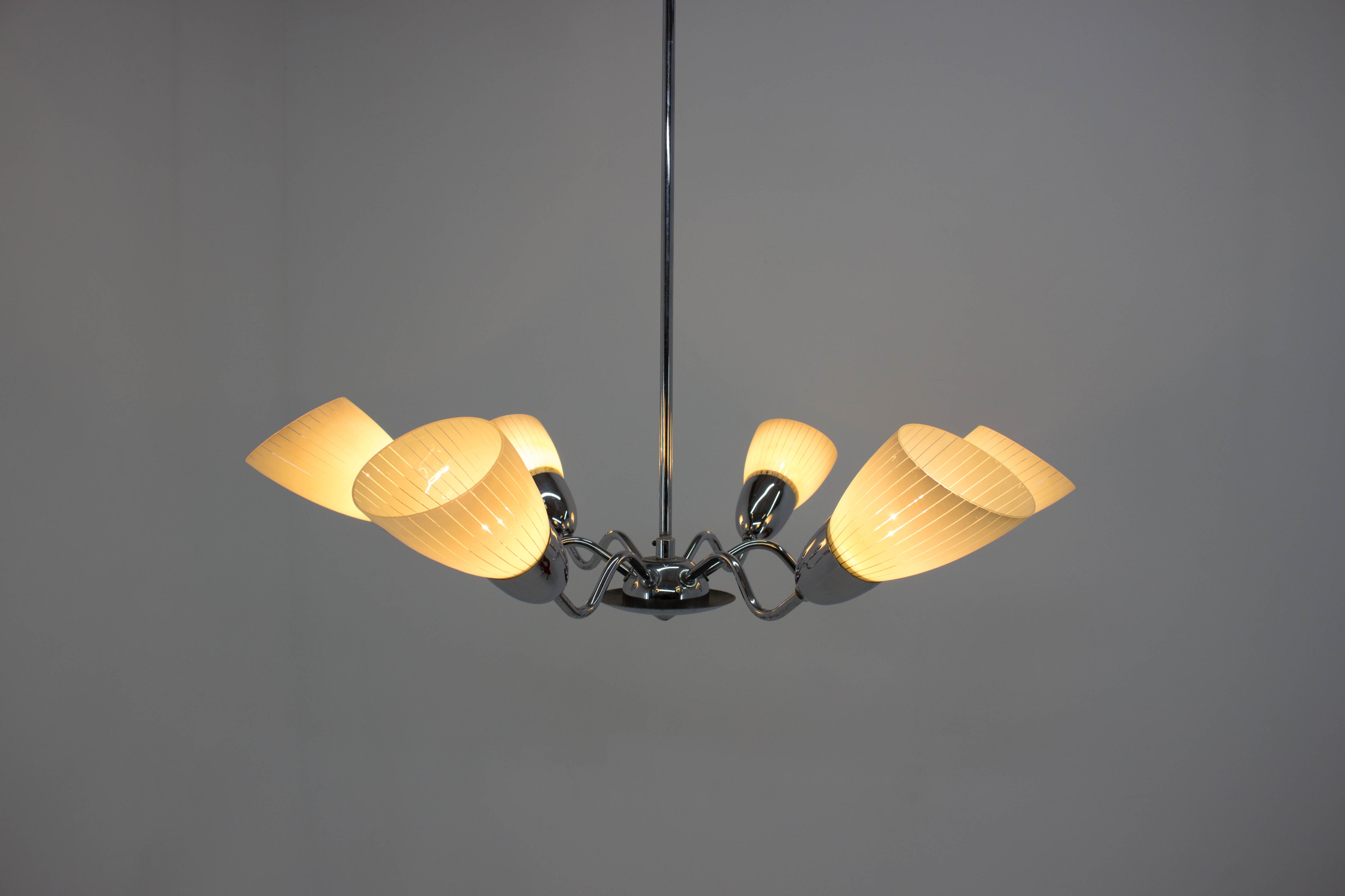 Chandelier by Instala Decin, 1960