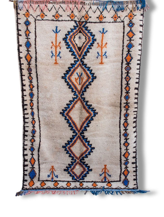 Azilal, 200 x 130 authentic hand made wool rug