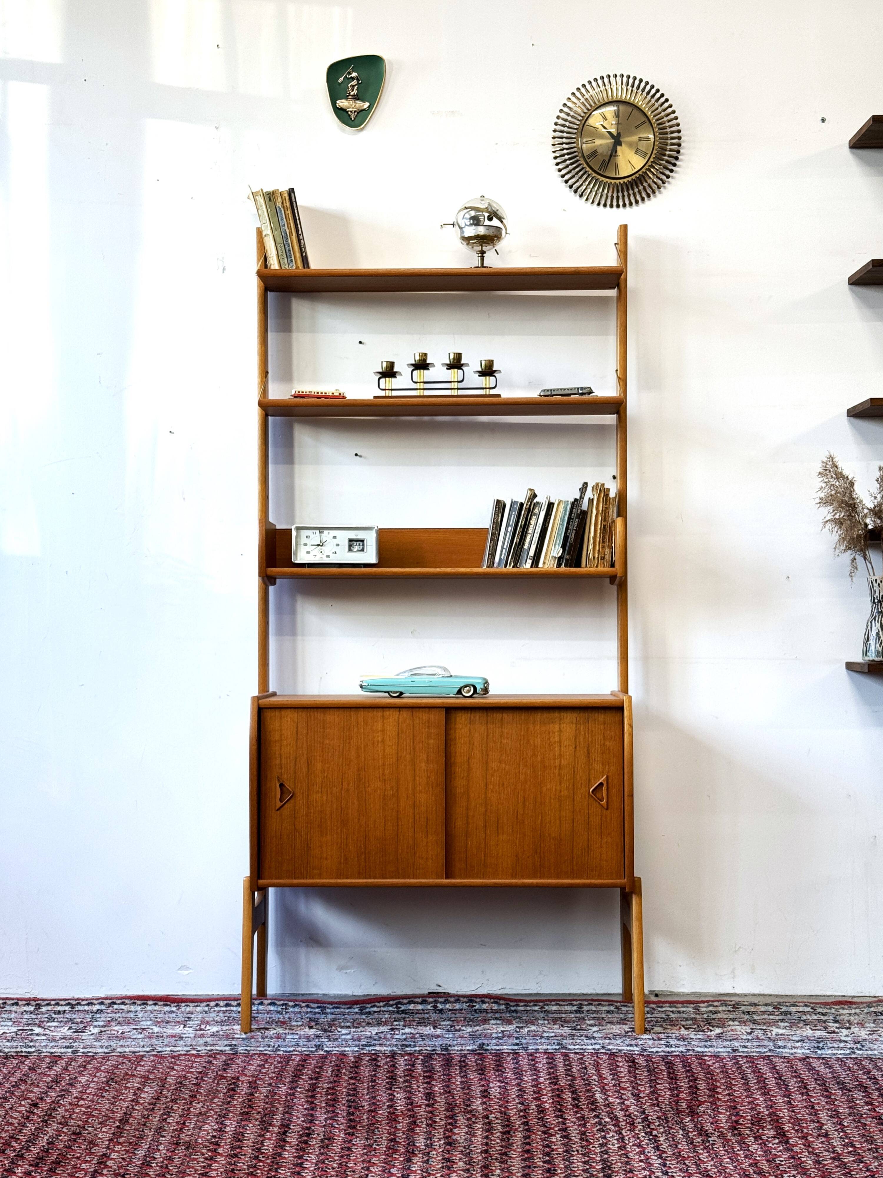 Modular free standing shelves, norway 1960s/1970s, vintage