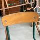 Old children's school chair wood and metal