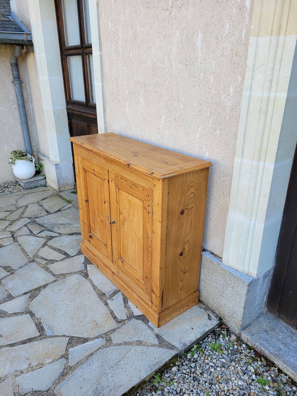 Narrow old sideboard