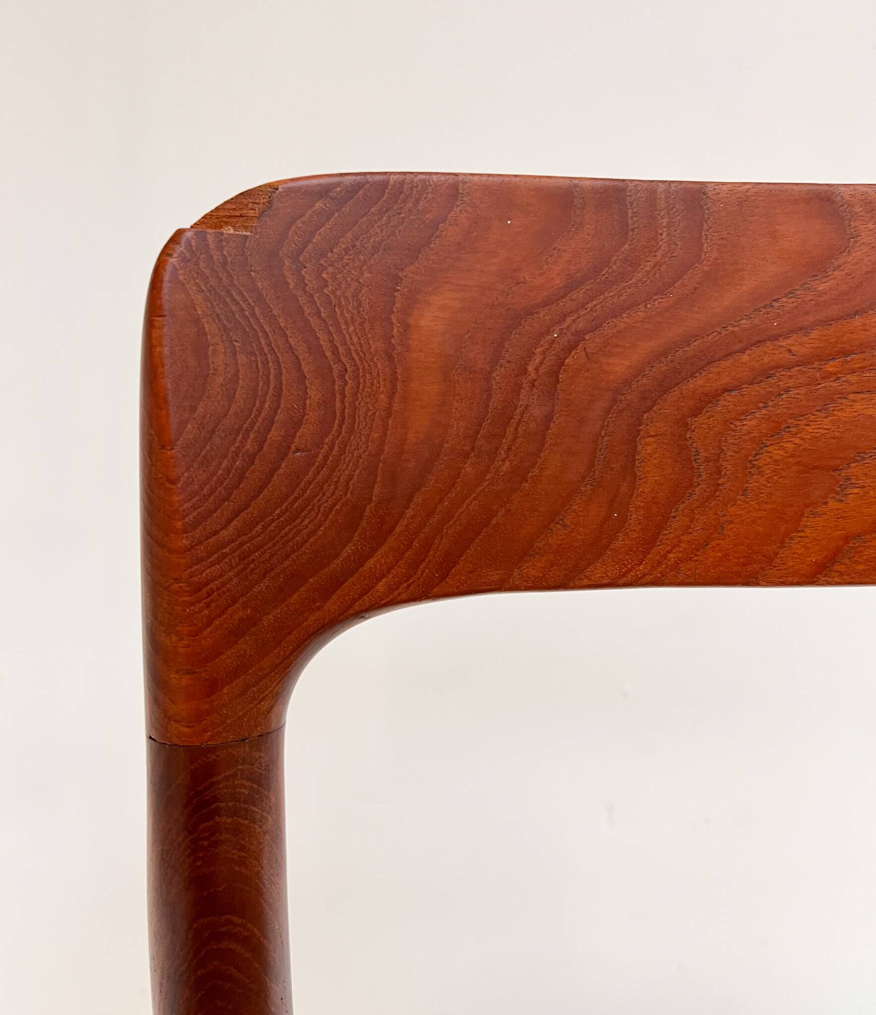 Refurbished set of 4 Model 75 chairs by Niels Møller, 1960s