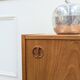 Vintage Scandinavian sideboard with sliding doors