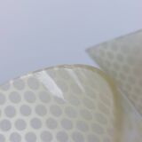 Vintage wall lamp from the 1950s in brass with flower decoration.