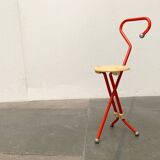 Postmodern Italian folding stool Ulisse by Ivan Loss for Sandrigarden, 1980s.