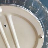 Round ceiling lamp made of molded glass