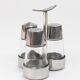 Set of condiments Marianne Denzel salt and pepper, Berndorf, Austria, 1960s