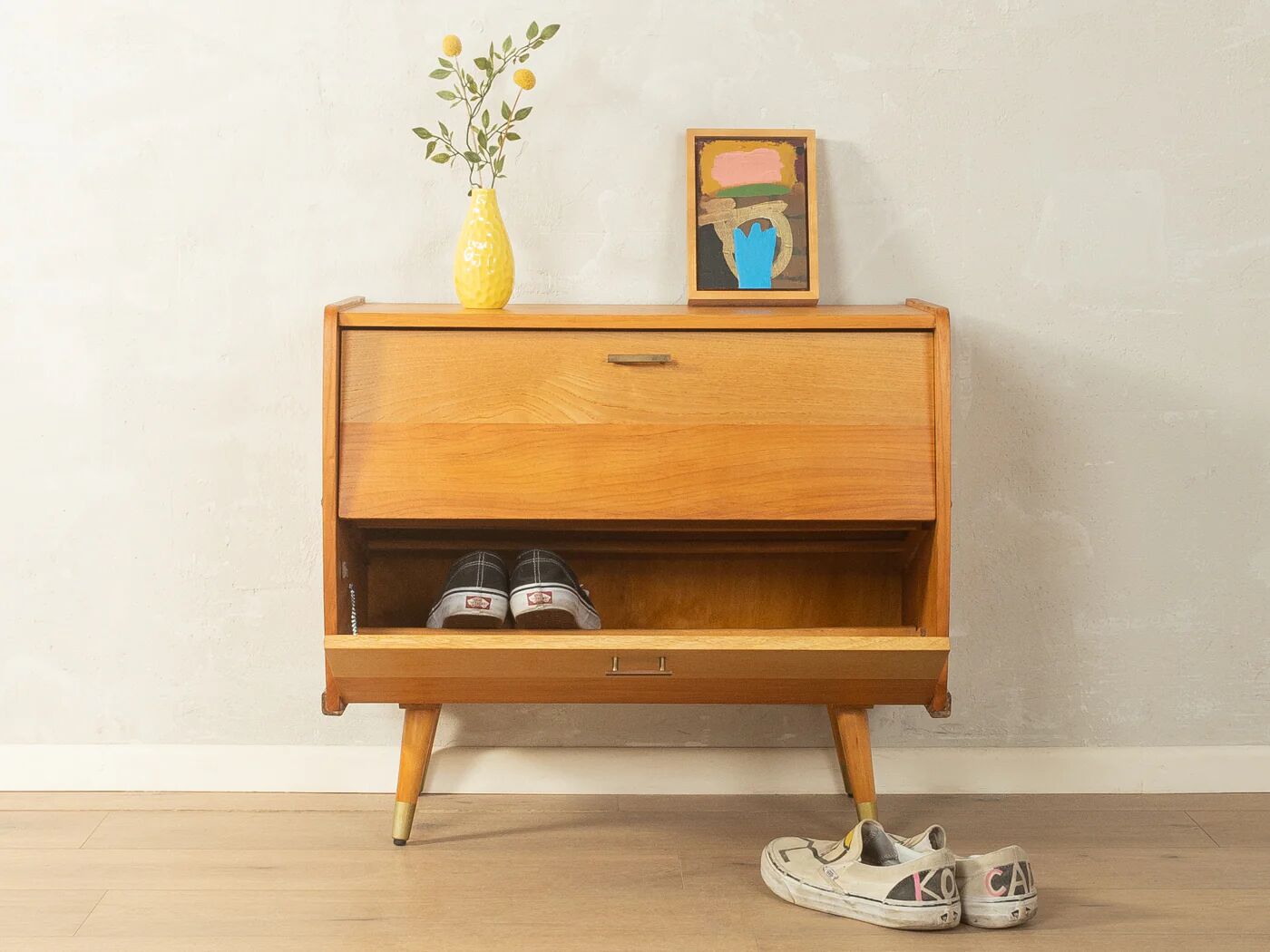 1950s Mid-Century Shoe Cabinet