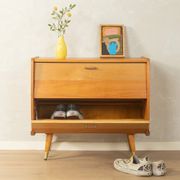 Cabinet à chaussures style mid-century, années 1950