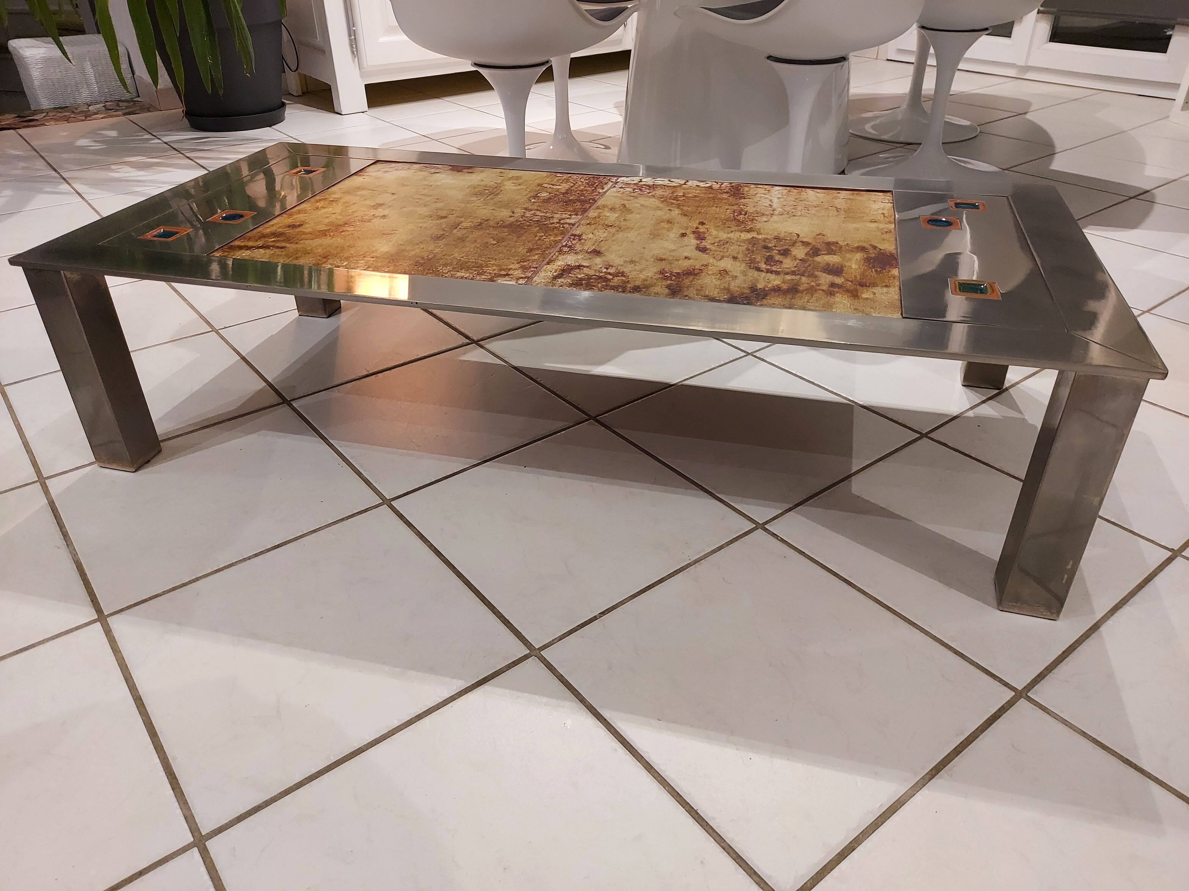 Roche Bobois vintage 1970s lounge coffee table