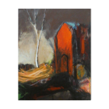"Red House and White Birch" by Ivan Tzonev