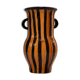 Modernist graphic vase Vallauris – Laurent Jacques & Juliette Mazaudois
