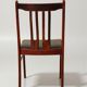 Vintage rosewood chairs from the 1970s.