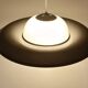 Very Large Art Deco Bauhaus Glass Pendant Light