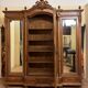 Louis XVI style walnut wardrobe circa 1850