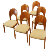 Ensemble de 6 chaises design danois Niels Koefoed 'Morten' 'Hellerup'
