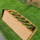 1960s rattan wall shelf