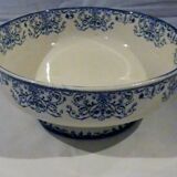 Old salad bowl Boulenger Choisy Le Roi earthenware art Moustiers