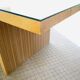Table Vitra 'Easy edges'  par Frank Gehry 1972 design vintage