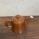 Small vintage brown teapot