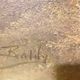 Old oil painting on canvas signed Baldy in the Barbizon style