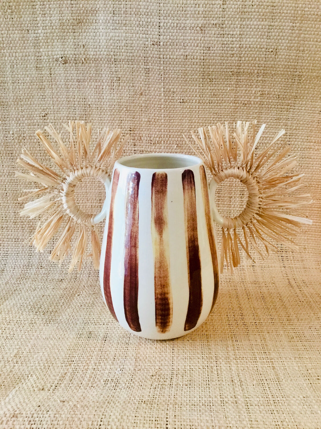 Handcrafted ceramic vase