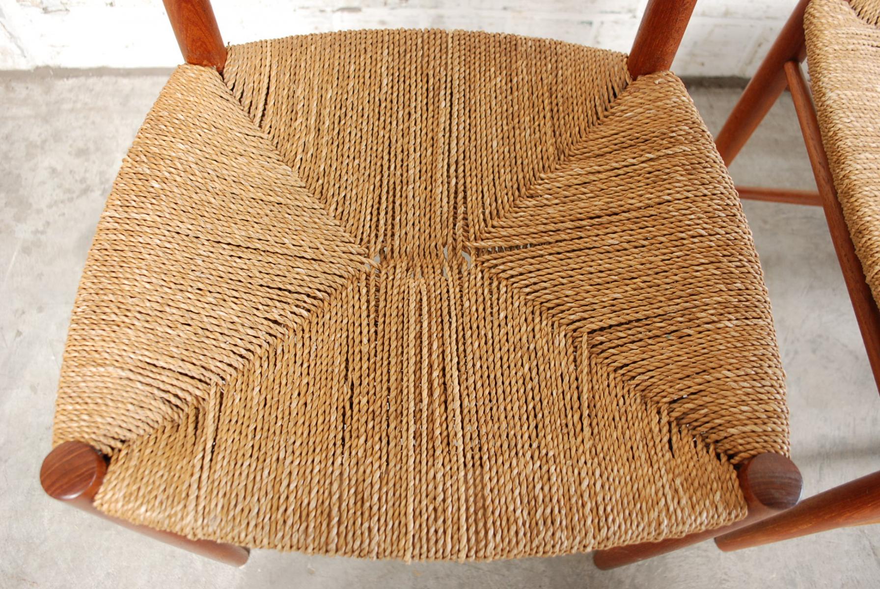 Chaises modèle 316 par Peter Hvidt & Orla Mølgaard Nielsen