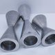 3 bougeoirs "diabolo" en aluminium, 1990