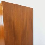 Vintage Scandinavian-style teak wardrobe from the 1960s