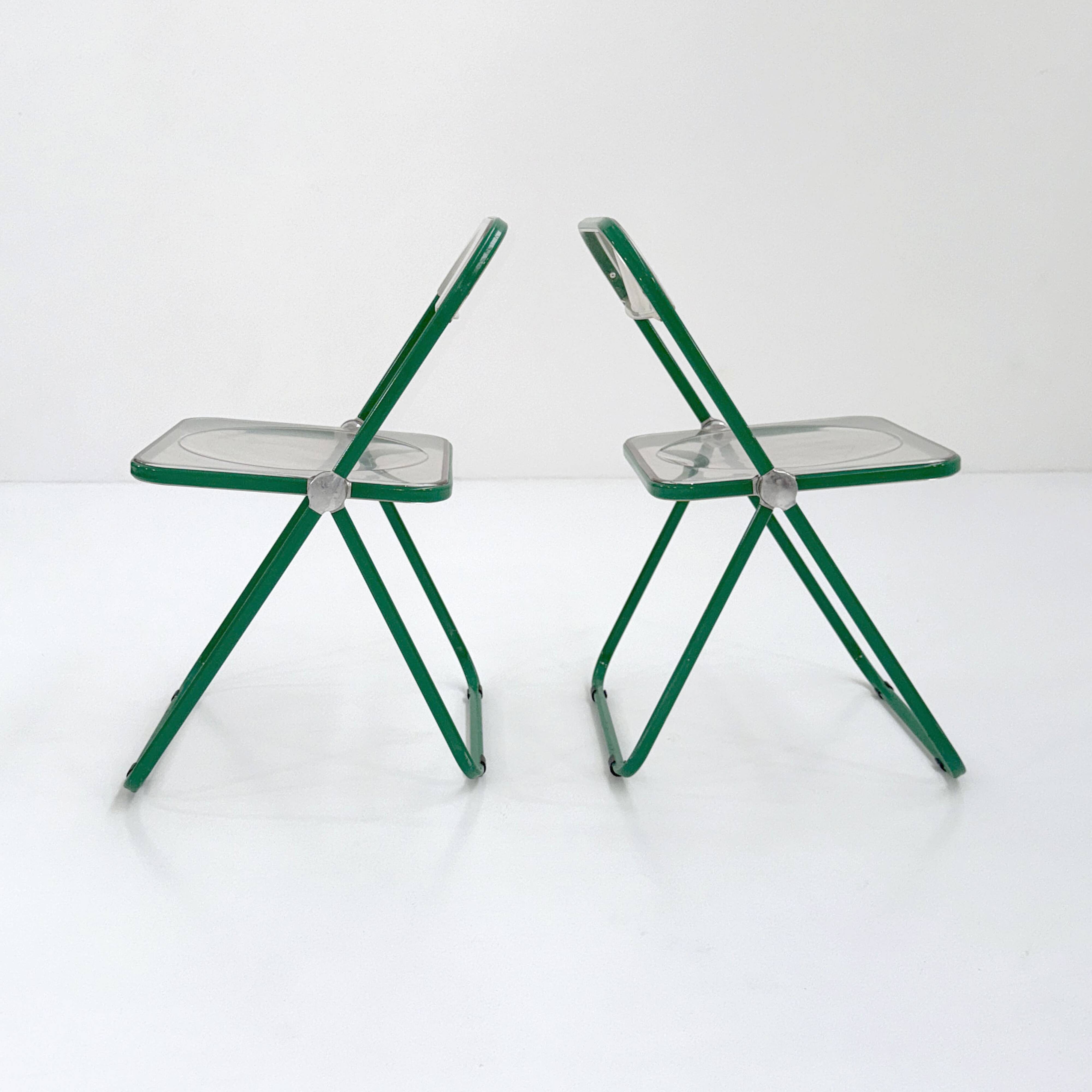 Green Plia Chair by Giancarlo Piretti for Castelli, 1960