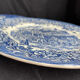 Une assiette porcelaine anglaise tudor ware home décor bleue ancienne