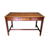 Classic english mahogany writing desk 20th century