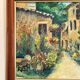 Expressionist Oil Painting Table Village Flowers Southern Camp Pro
