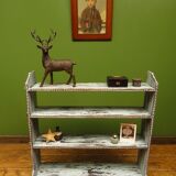 Gustavian painted shelves