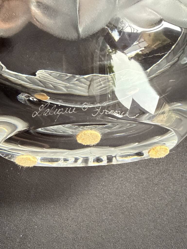 Lalique planter Compiègne