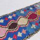 Moroccan blue Berber hallway rug hand-woven 250 x 80 cm
