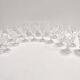 Postmodern Set of Eighteen Solid Crystal Drinking Glasses by Kosta Boda, Sweden