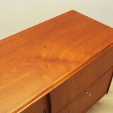 Buffet haut en teck, design danois, années 1970, production : Danemark