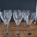 6 crystal wine glasses from Lorraine
