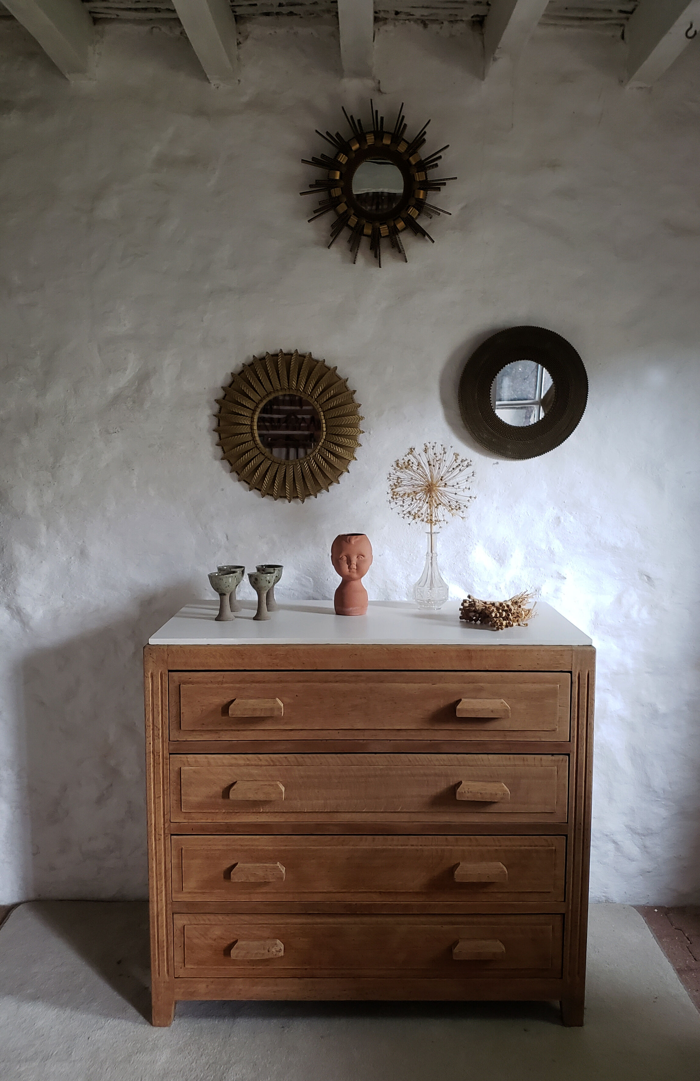 Vintage oak dresser