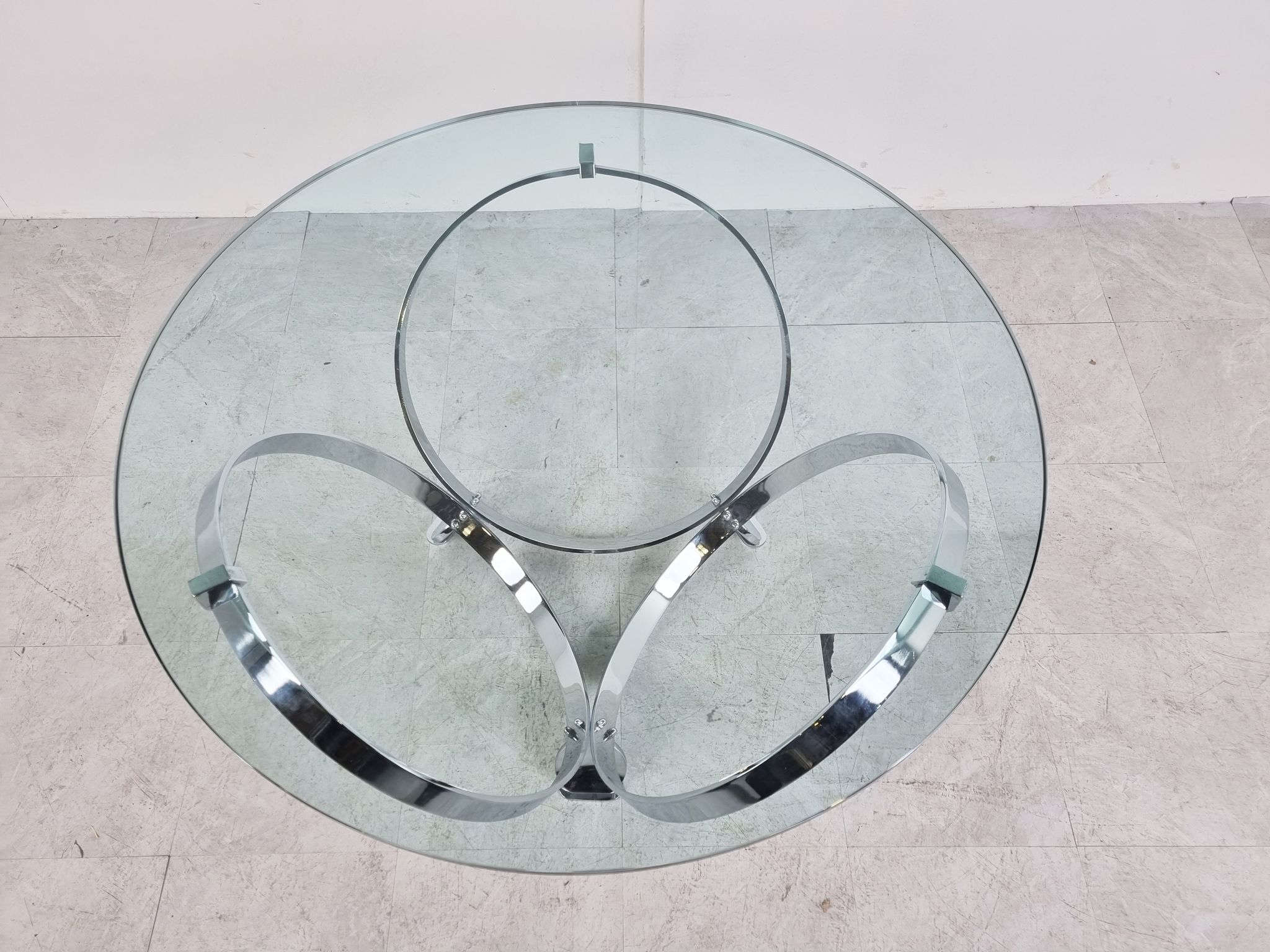 Table basse diamant vintage par Knut Hesterberg années 1960