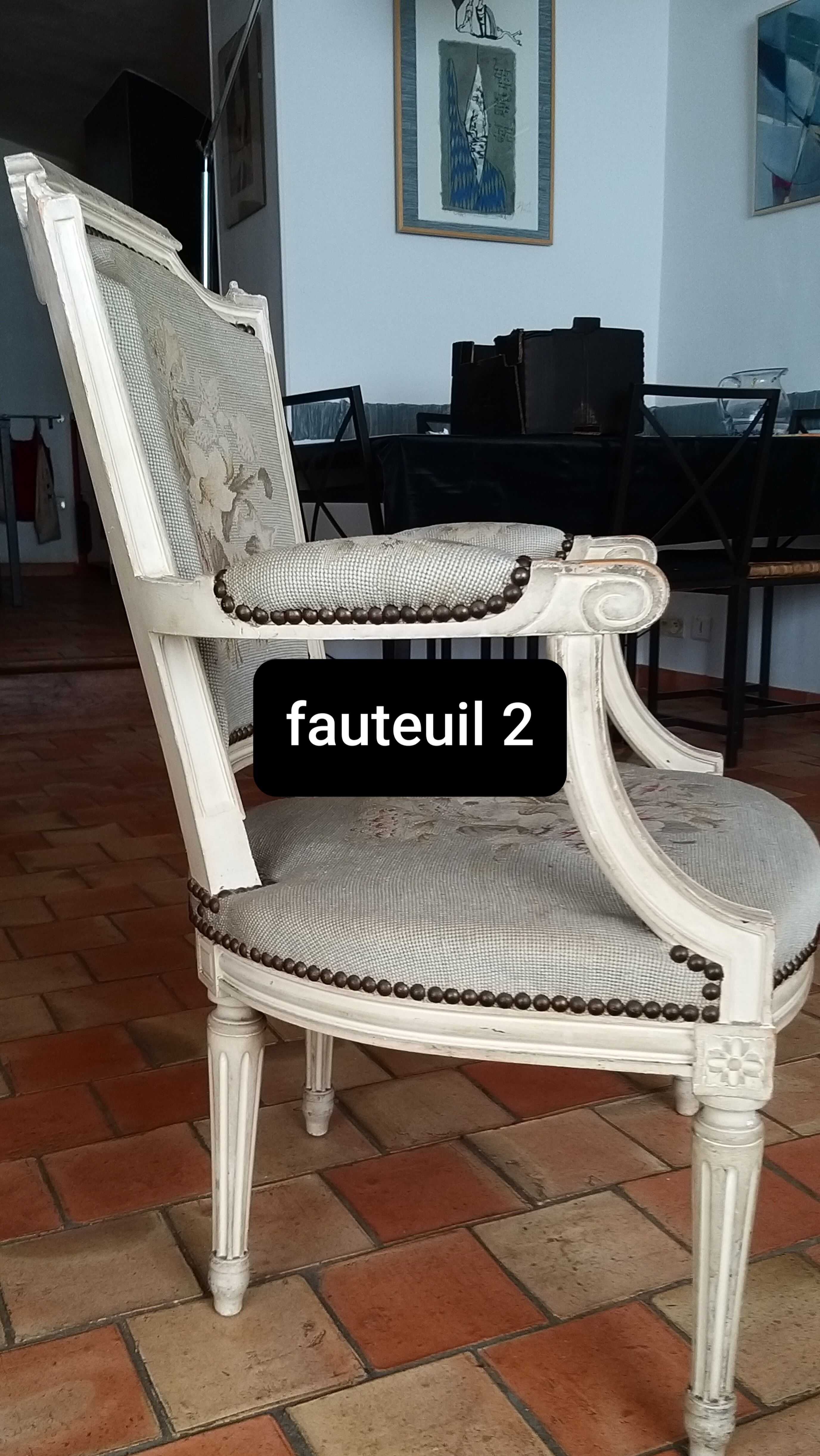Pair of old armchairs