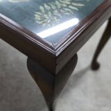 1940 Needlewoman Shop London Coffee Table Embroidery Under Glass