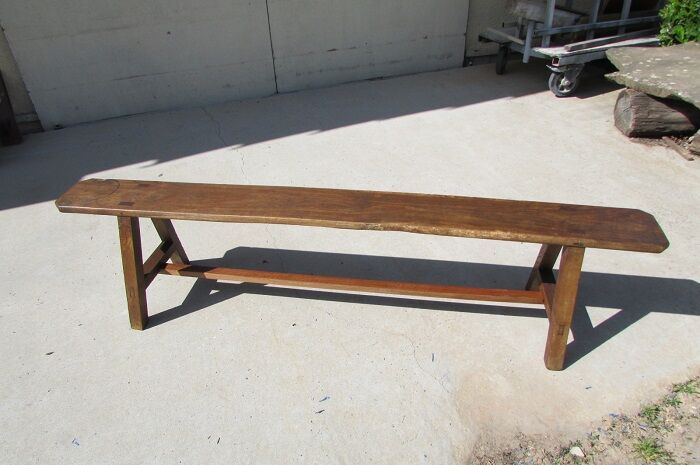 Old oak bench
