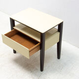 Modernist side or bedside table, Czechoslovakia, 1960s