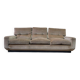 Canapé en velours beige époque 1980