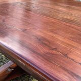 Mahogany set (ipe) composed of a table, 14 chairs and 2 armchairs - work from the 70s