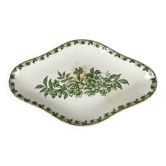 Rare "Denise" Ironstone Ravier by St Amand, green, early 20th century