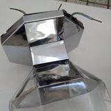Pair of vintage 1970 Staff wall lights by Motoko Ishi in chrome